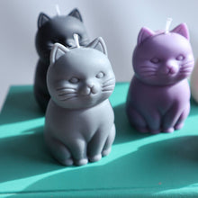 Load image into Gallery viewer, Cute Cat Candle Kitty / Soy Wax Cat Candles
